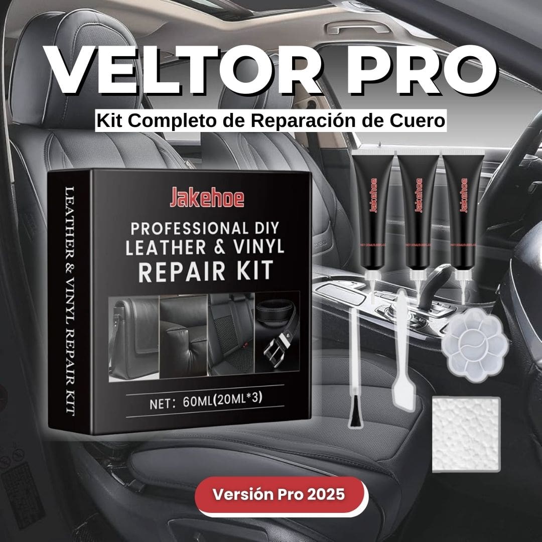 Veltor Pro™ - Kit de Reparación de Cuero